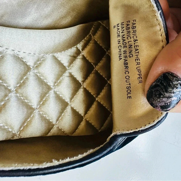 Birdies Navy The Phoebe Velvet Mule Slides - Picture 8 of 8